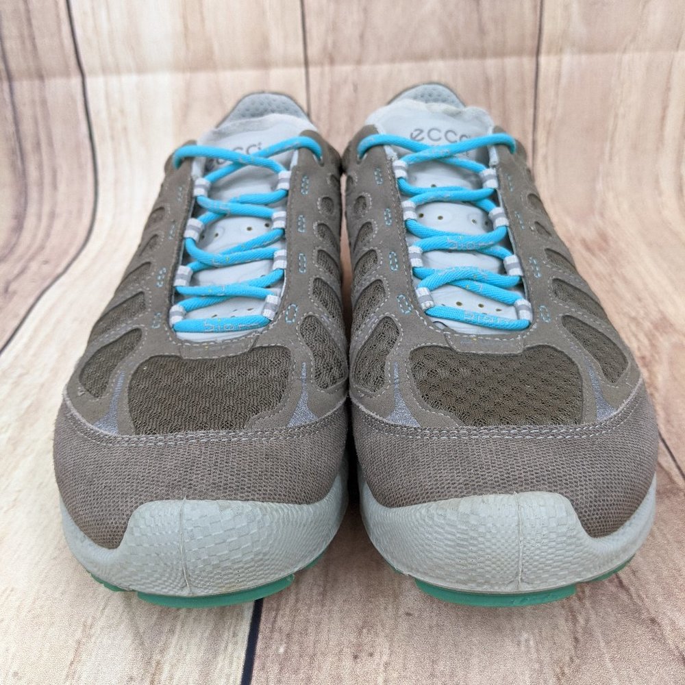ECCO Biom Train Cross Trainer Shoes EU 36 (US 5-5.5) Gray/Aqua - Picture 3 of 9